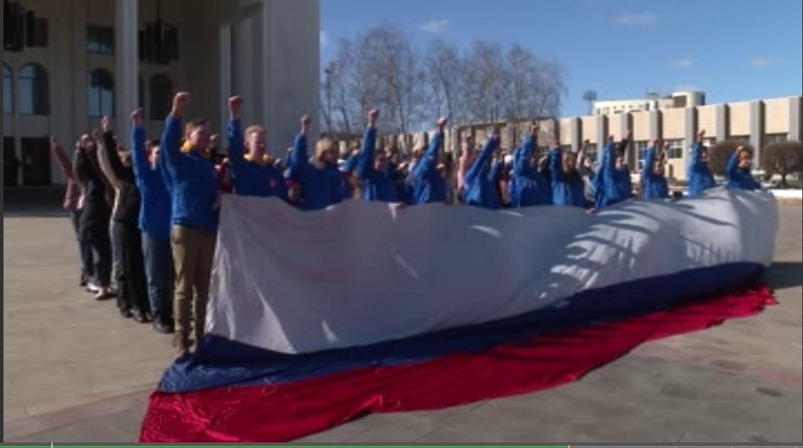 В Курске записали ролик в поддержку Владимира Путина