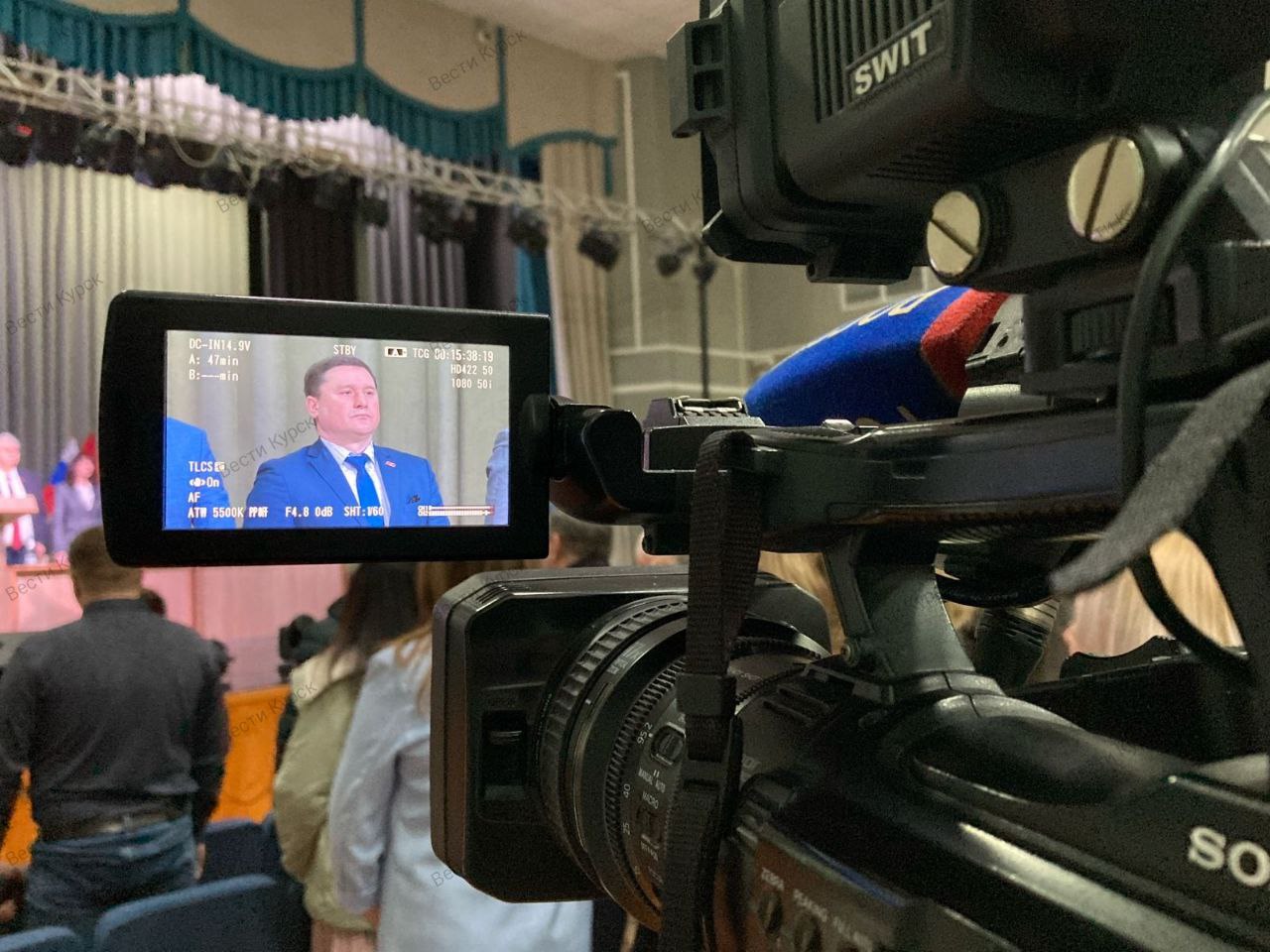 Глава Советского района Курской области Владимир Жилинков выступил с отчётом о работе за последние года | ГТРК «Курск» Глава Советского района Курской области Владимир Жилинков выступил с отчётом о работе за последние года