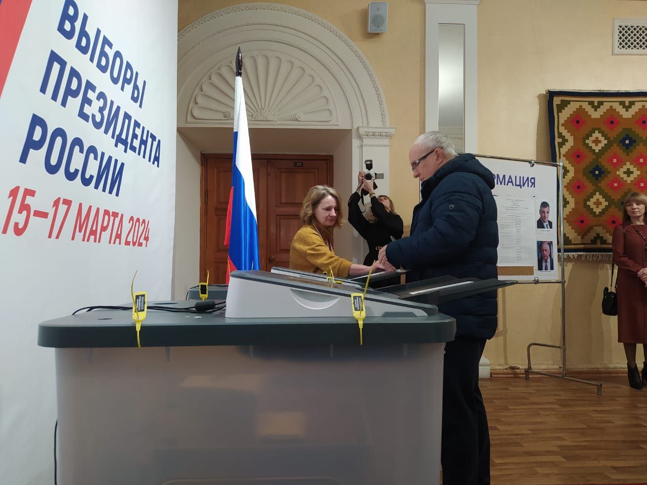 Куряне активно принимают участие в выборах Президента