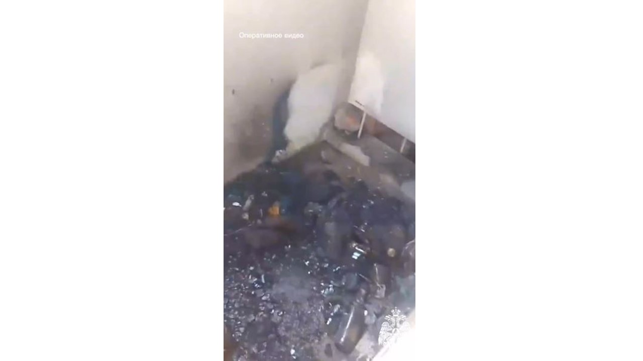 В многоэтажке на проспекте Клыкова Курска произошел пожар