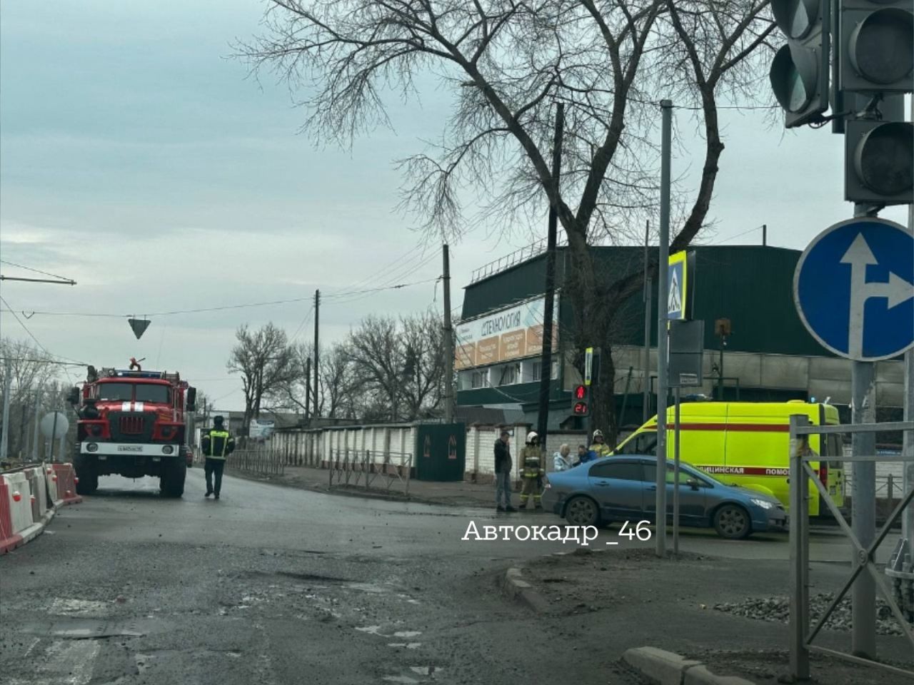 В Курске автомобиль сбил пенсионерку