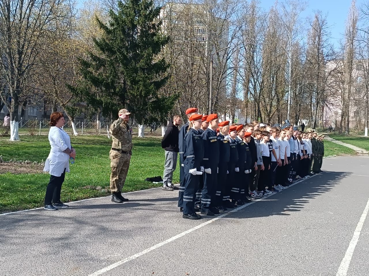В Курске стартовал муниципальный этап всероссийской военно-спортивной игры «Зарница»