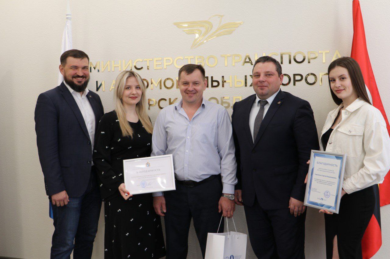 В Курске наградили водителя автобуса, спасшего пассажиров