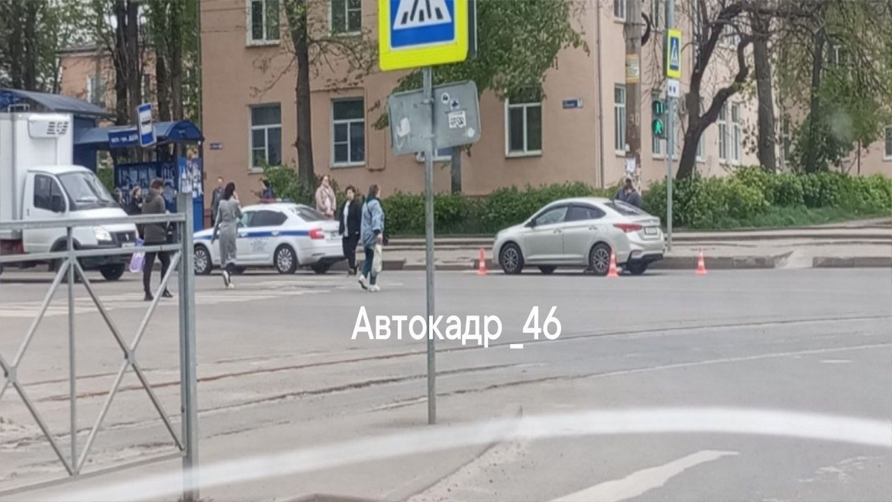 В Курске сбитый на пешеходном переходе пенсионер попал в больницу