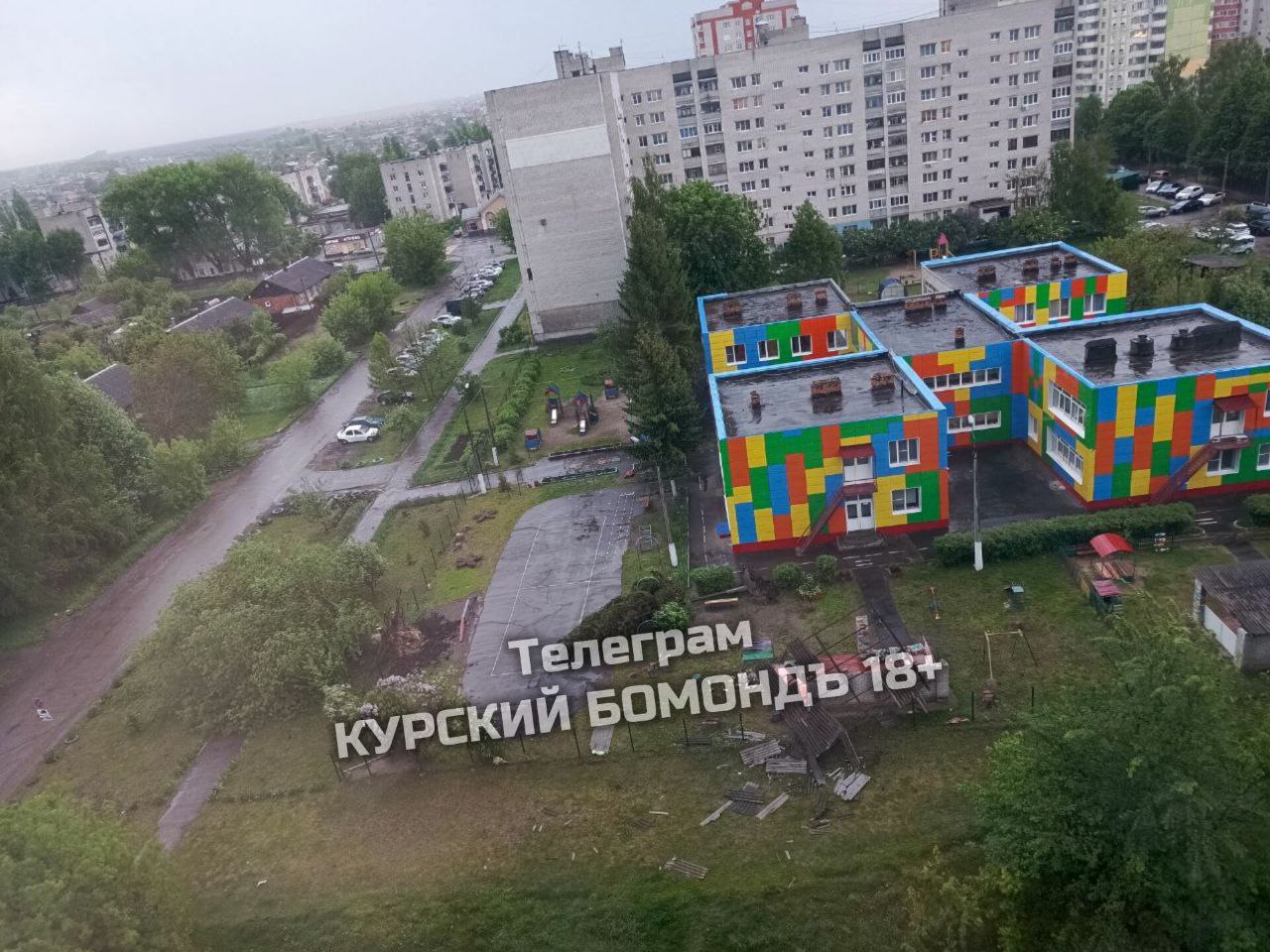 Вечером 6 мая в Курской области разыгралась стихия