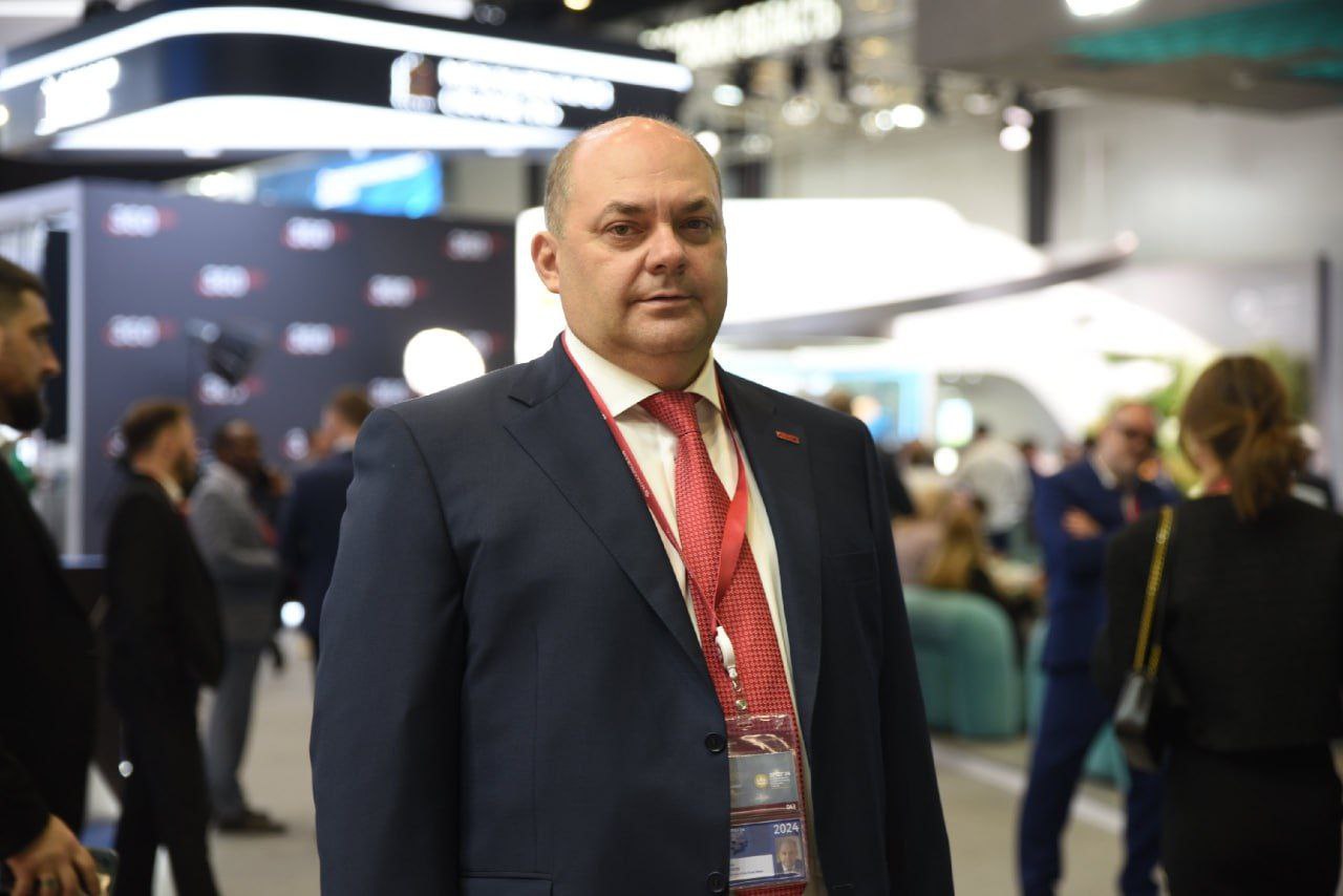 Алексей Смирнов работает на площадке Петербургского международного экономического форума