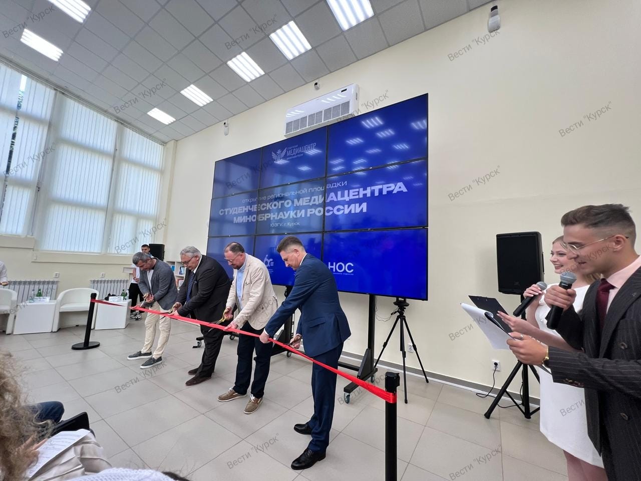 В Курске открыли площадку студенческого медиацентра Минобрнауки