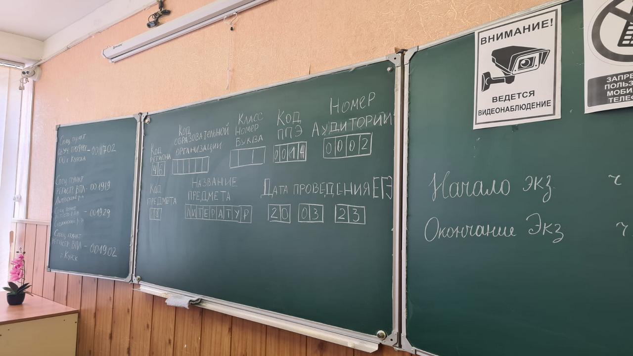 Курские выпускники сегодня сдают историю, биологию и иностранный язык
