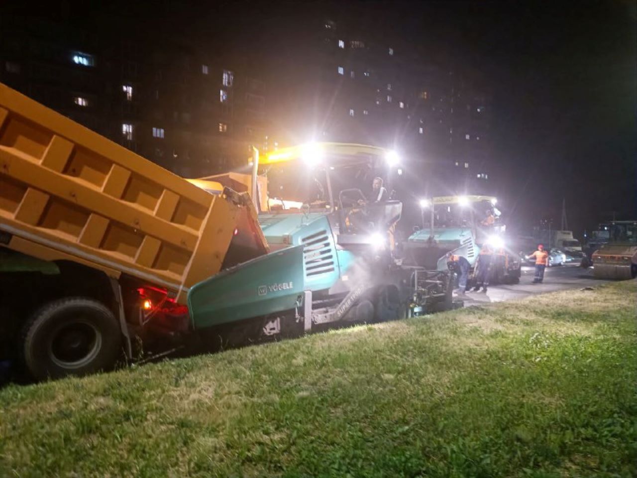В Курске на проспекте Клыкова ремонтируют автодорогу