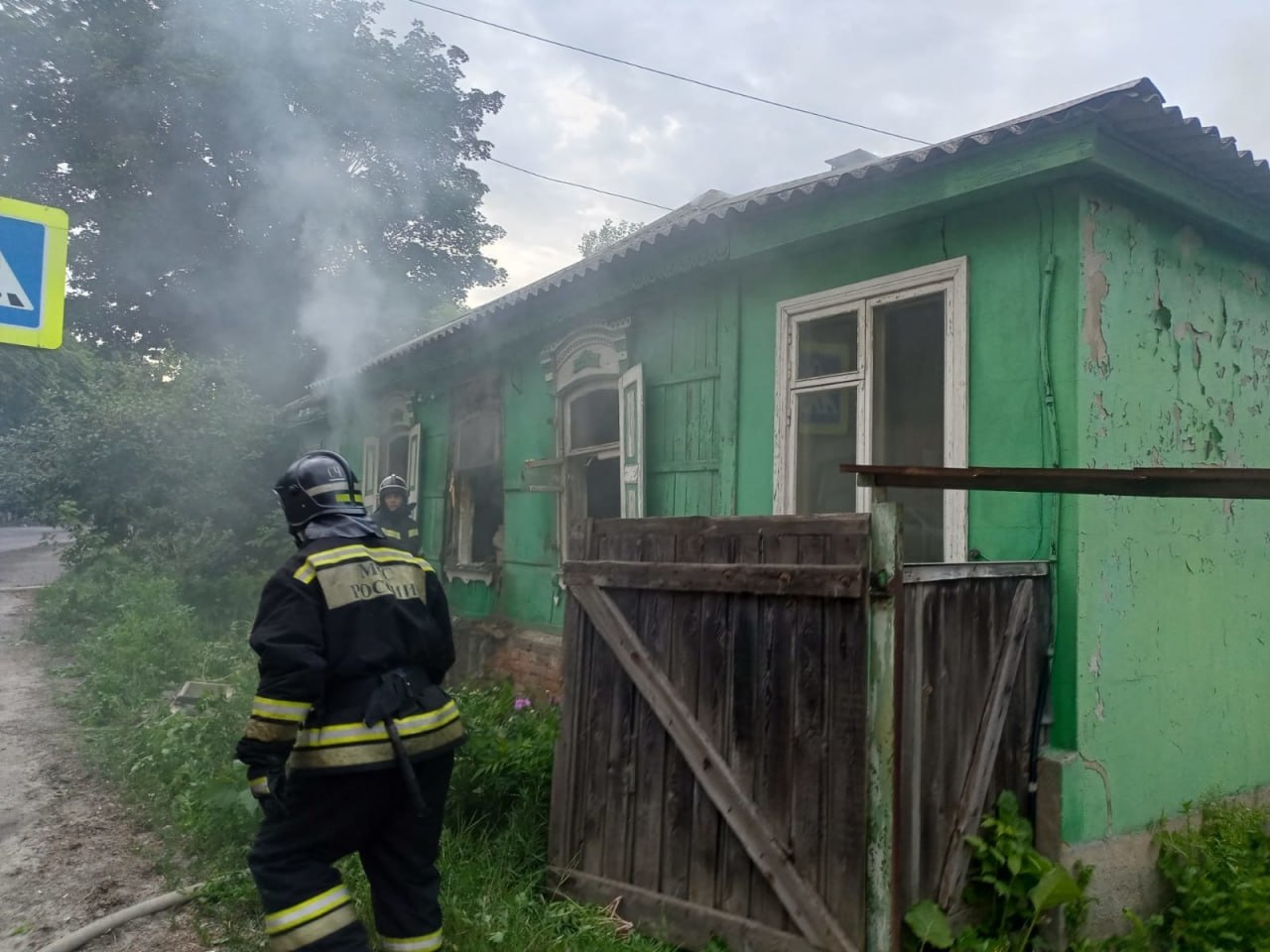 В Курске пожар стал причиной гибели 68-летнего мужчины