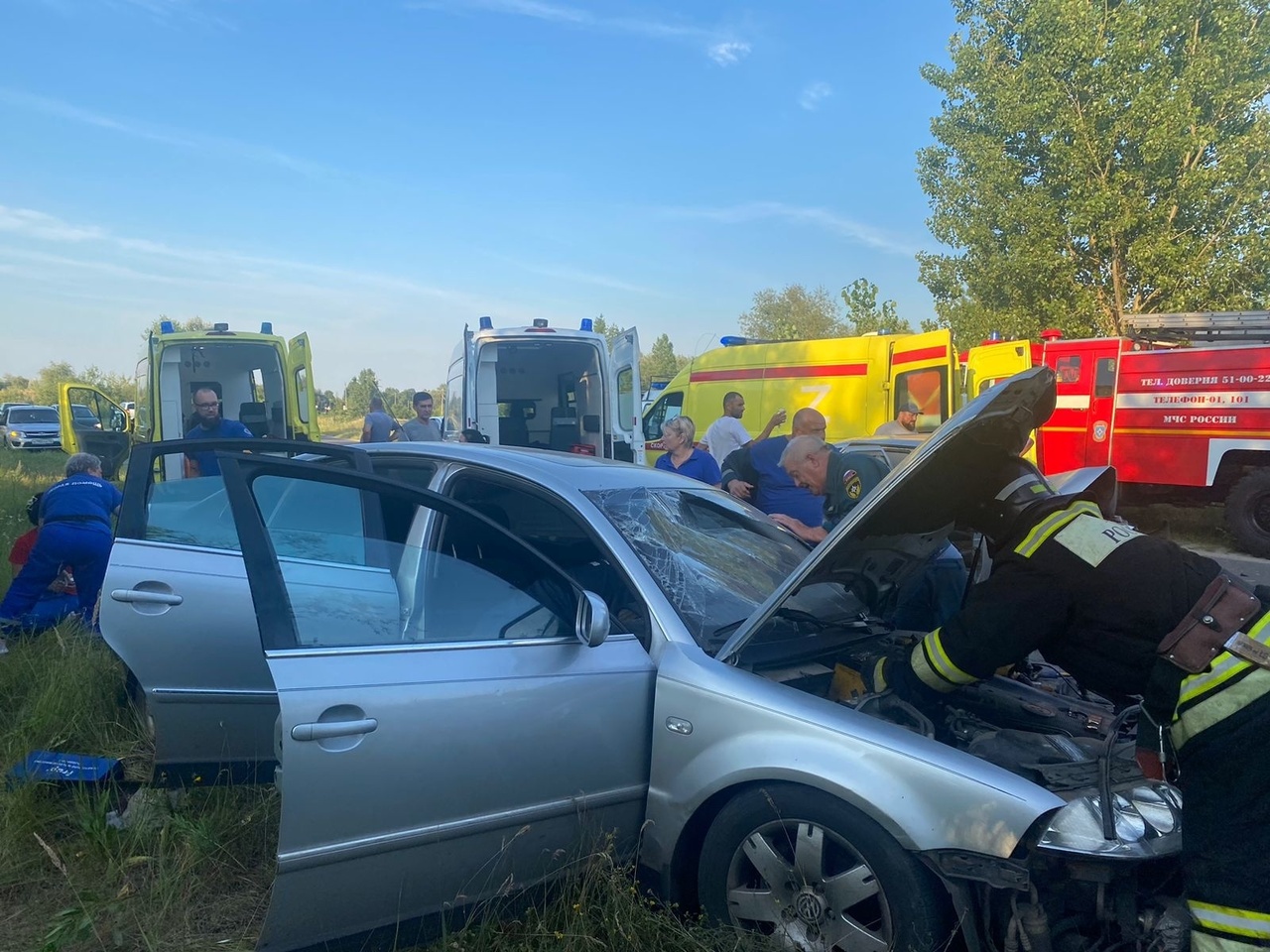 В Курской области в ДТП погиб человек, ещё 5 пострадали