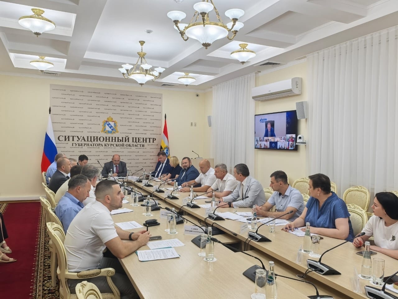 В Курске прошло заседание регионального штаба по газификации области