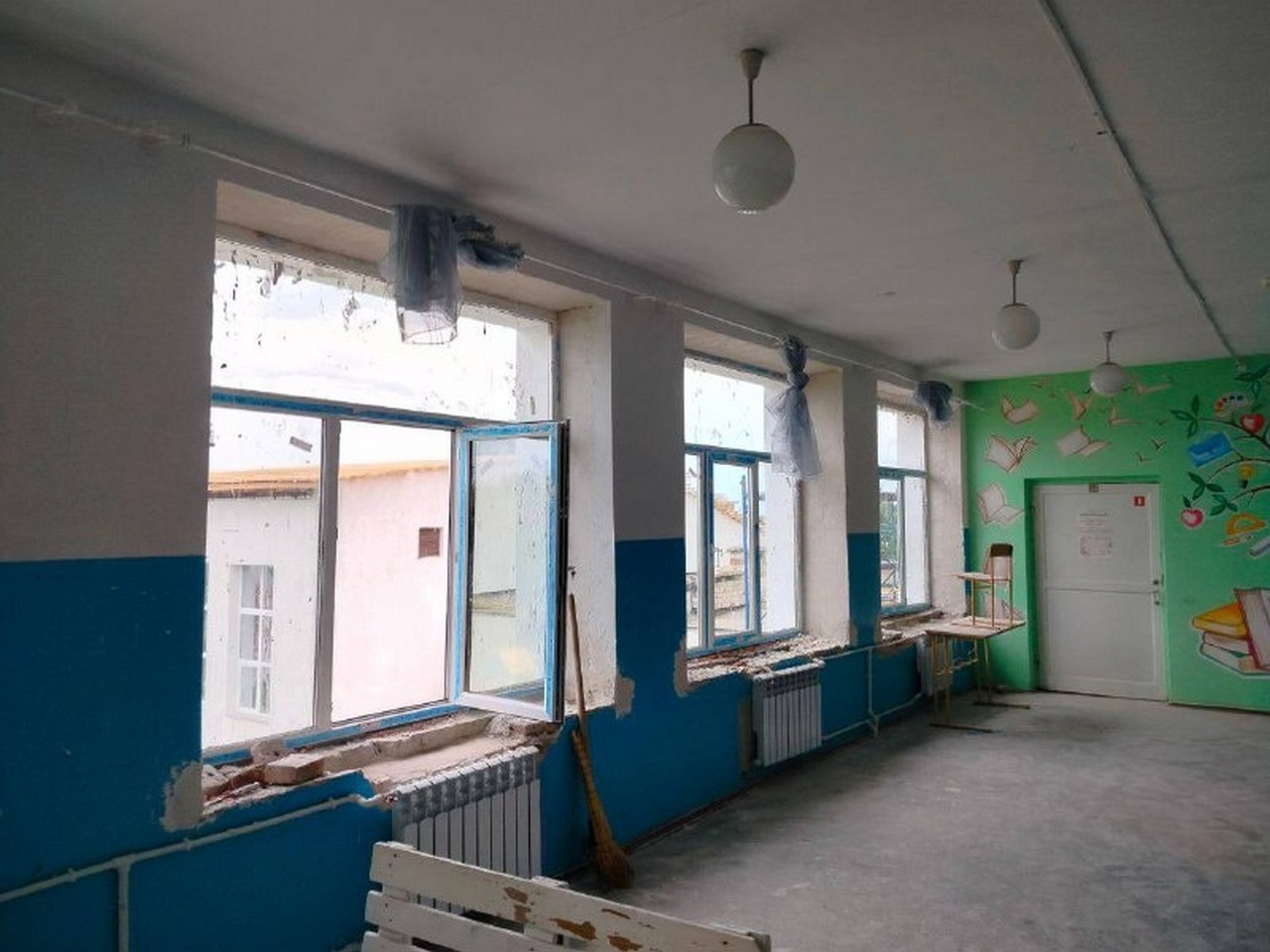 Курские рабочие помогают в восстановлении соц-объектов ДНР