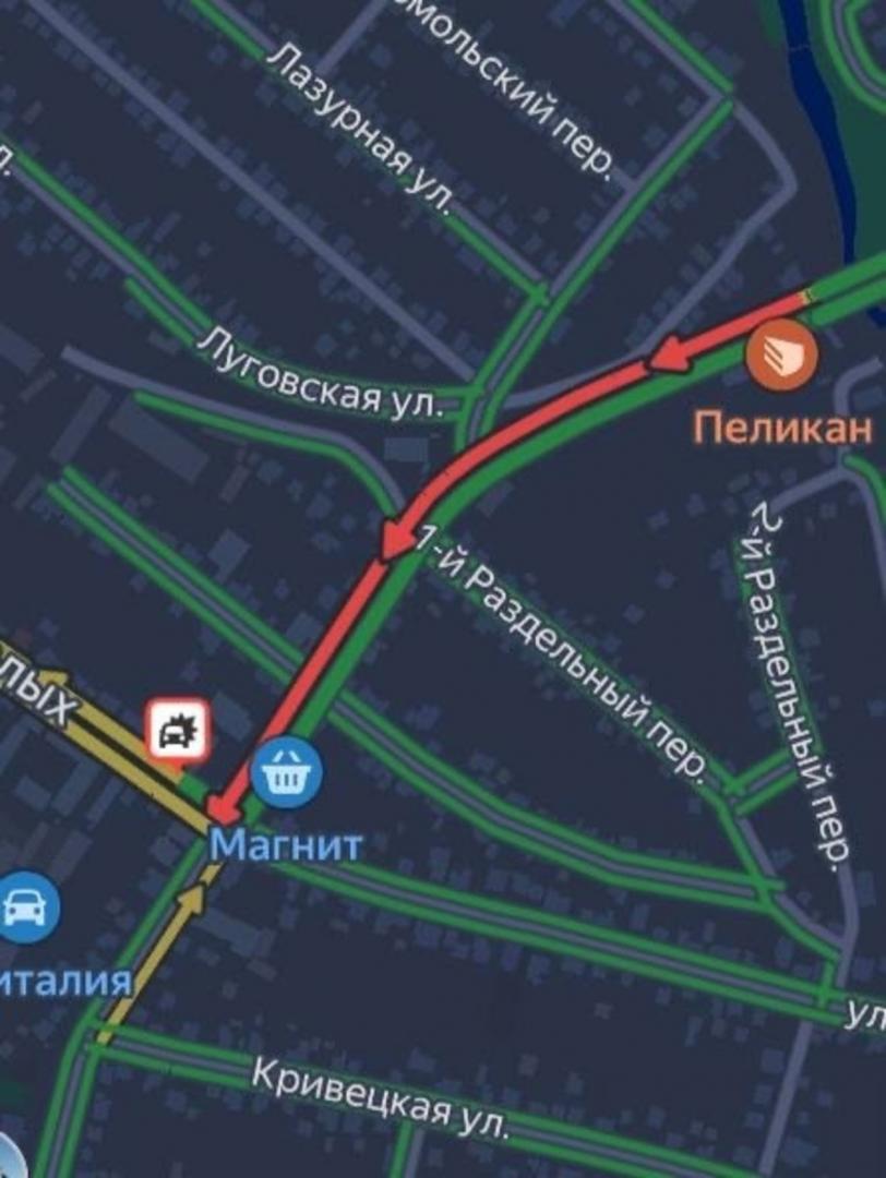  В Курске в связи с ДТП задерживается транспорт