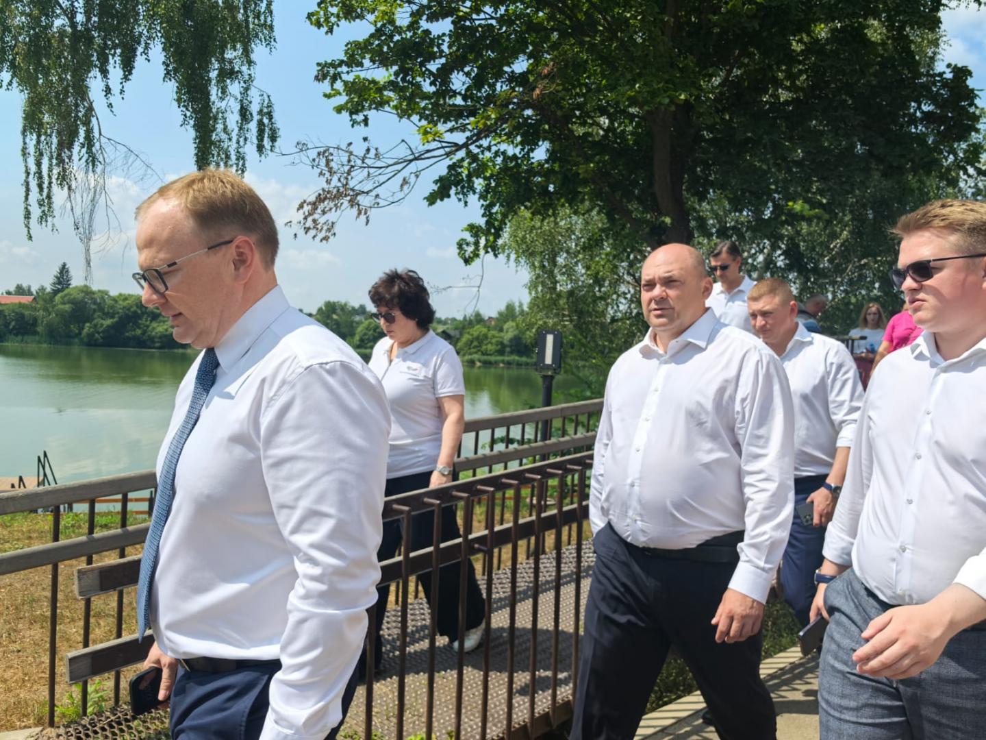 Алексей Смирнов посетил Железногорск Курской области с рабочим визитом