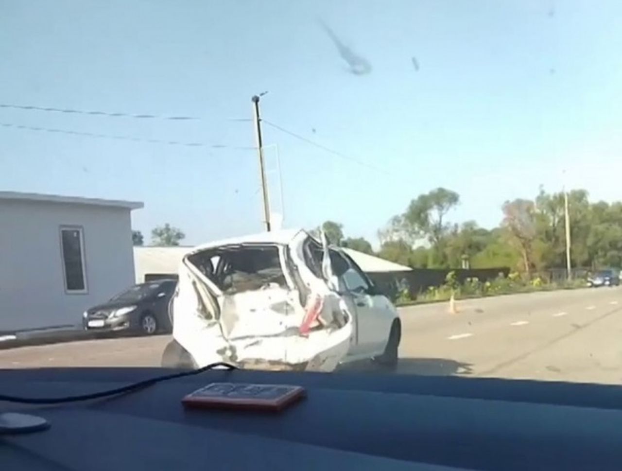 Рано утром в Курской области в серьёзном ДТП пострадала женщина