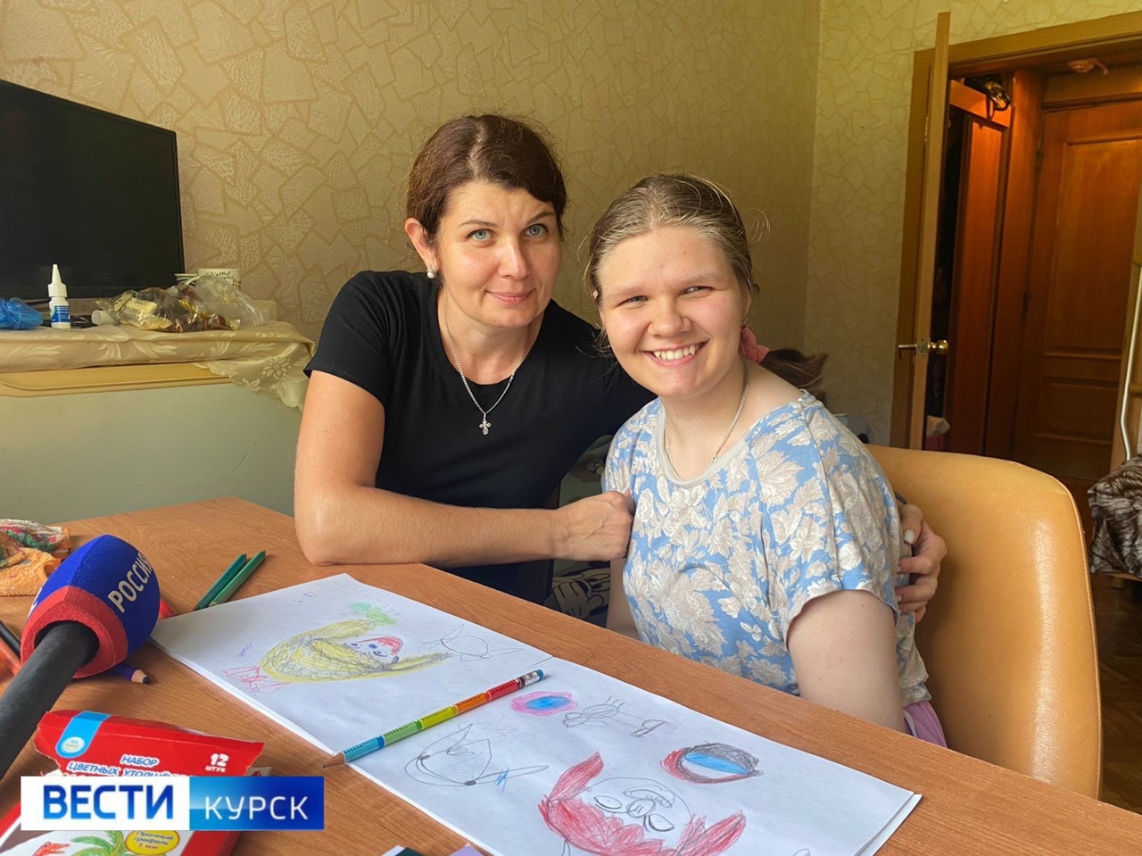 В курских пунктах временного размещения психологи творят чудеса