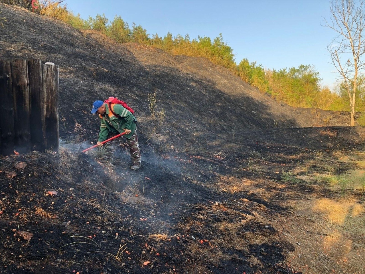 В Курской области ликвидированы две угрозы возгорания вблизи гослесфонда 