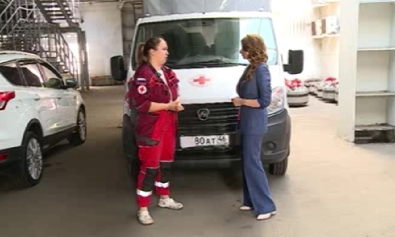 В Курске в парке Бородино открылся новый пункт выдачи Красного Креста
