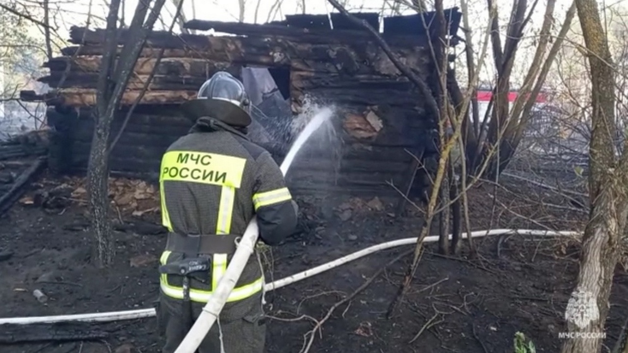Накануне в Курской области произошел серьезный пожар