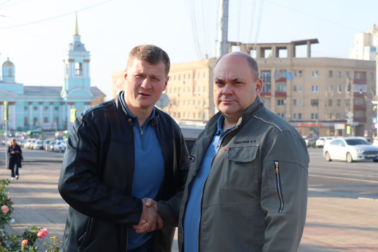 Губернатор Курской области Алексей Смирнов встретился с Александром Поветкиным