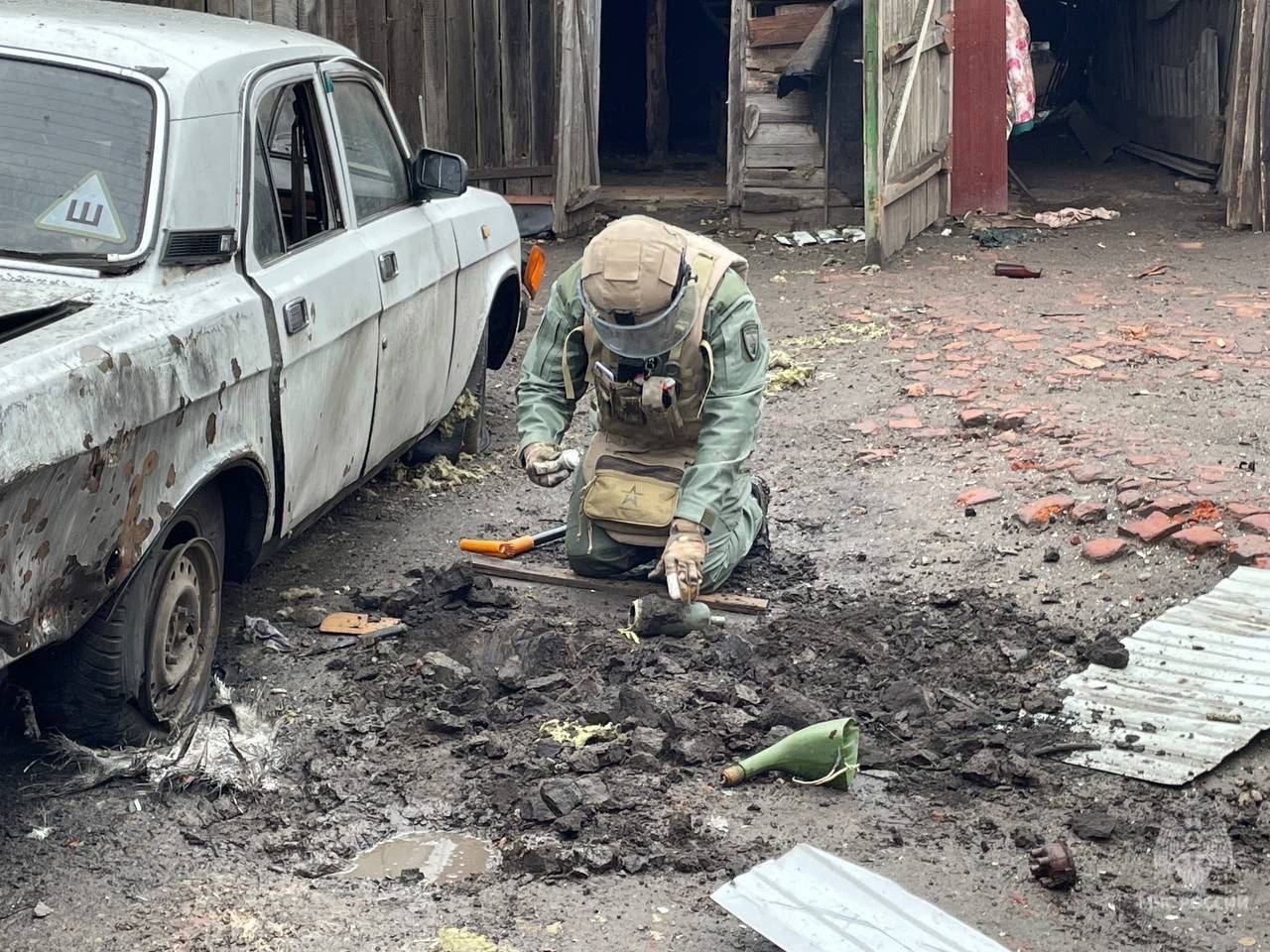В Курской области с начала КТО уничтожено 822 боеприпаса