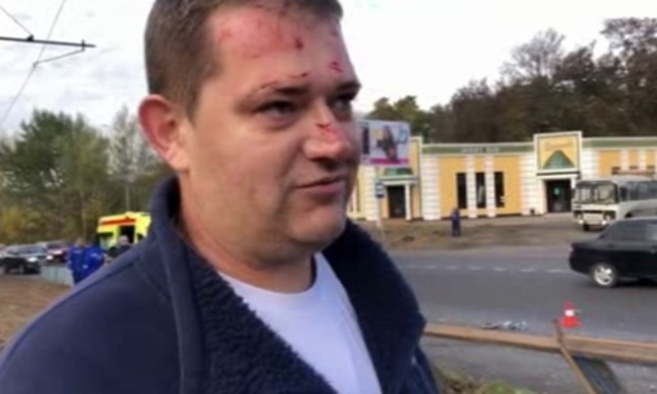 Дорожное происшествие в Курске на улице Красный Октябрь