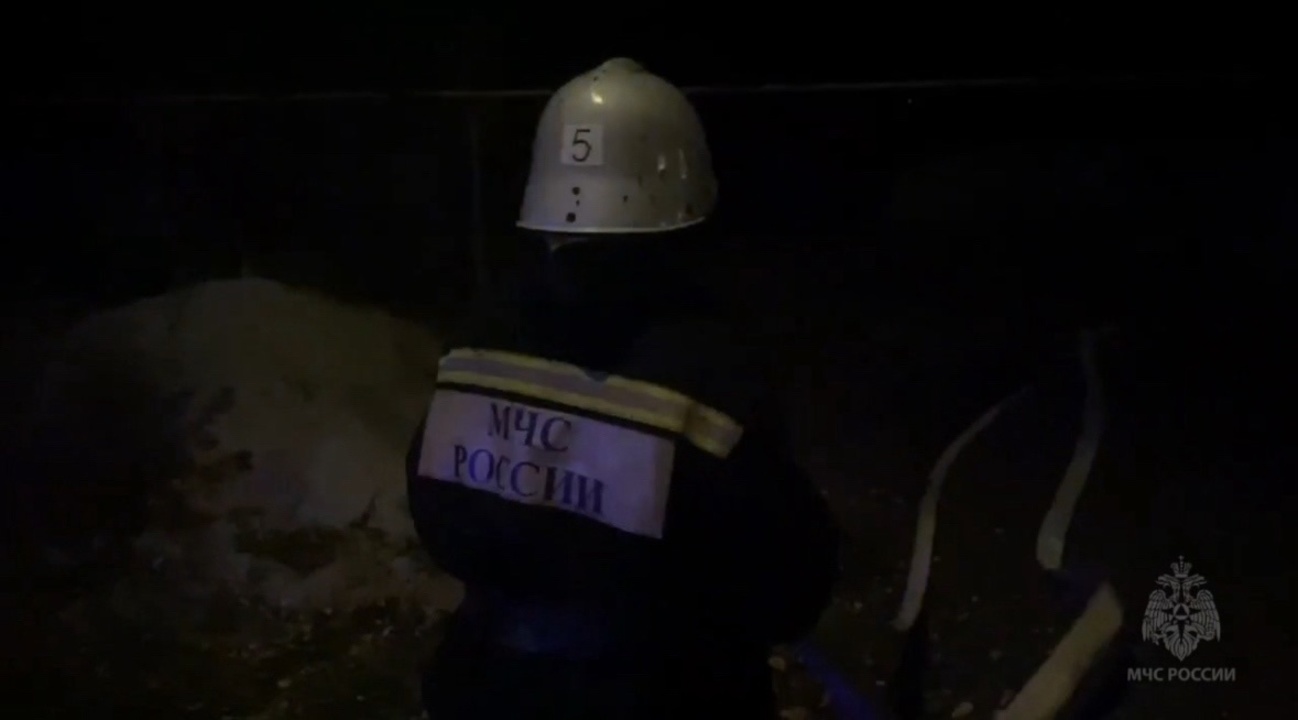В Курской области произошел пожар в жилом доме