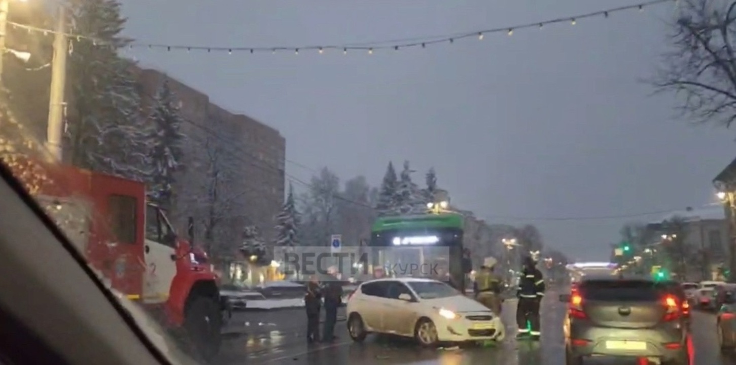 На улице Ленина в Курске произошло ДТП