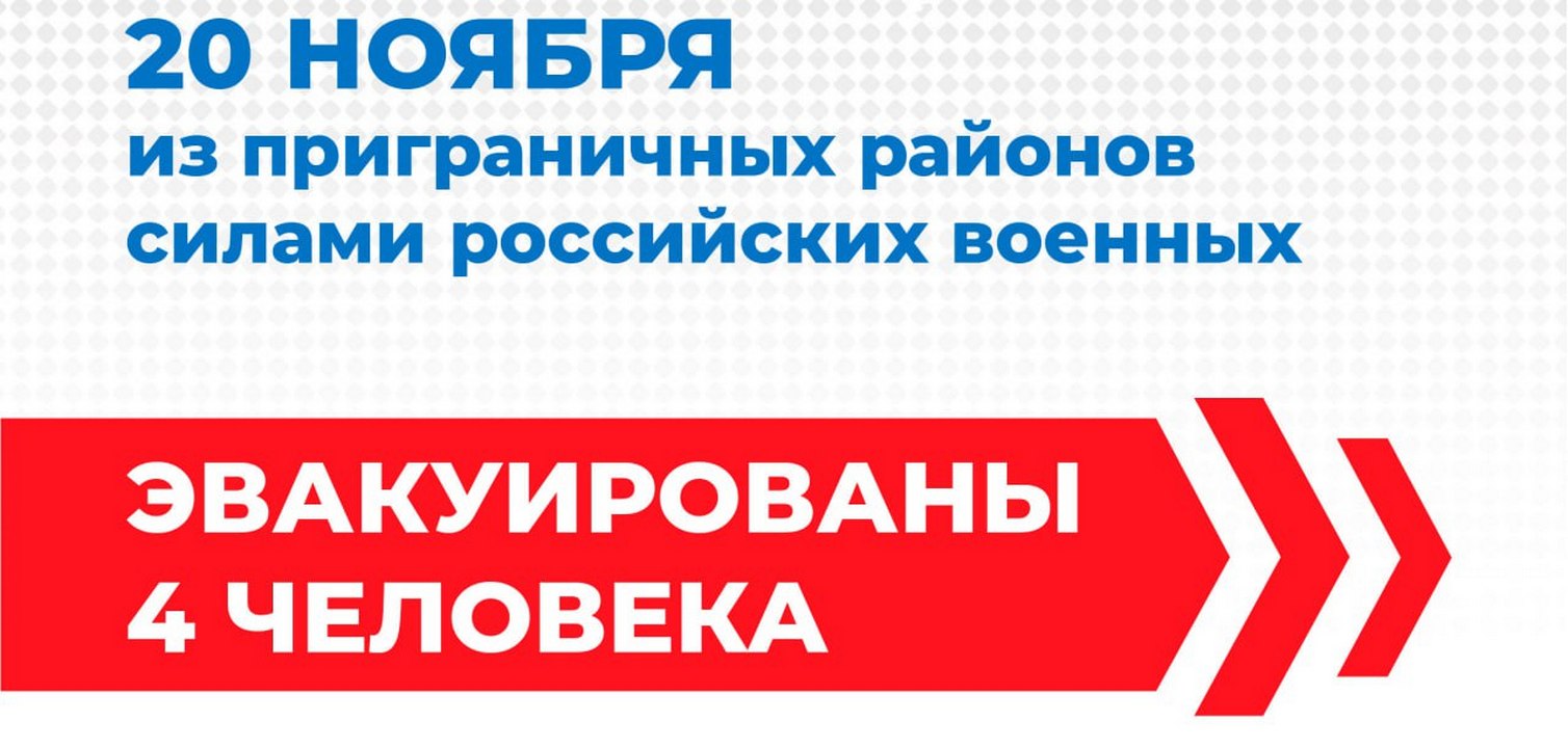 Сегодня российские военные эвакуировали 4 жителей курского приграничья