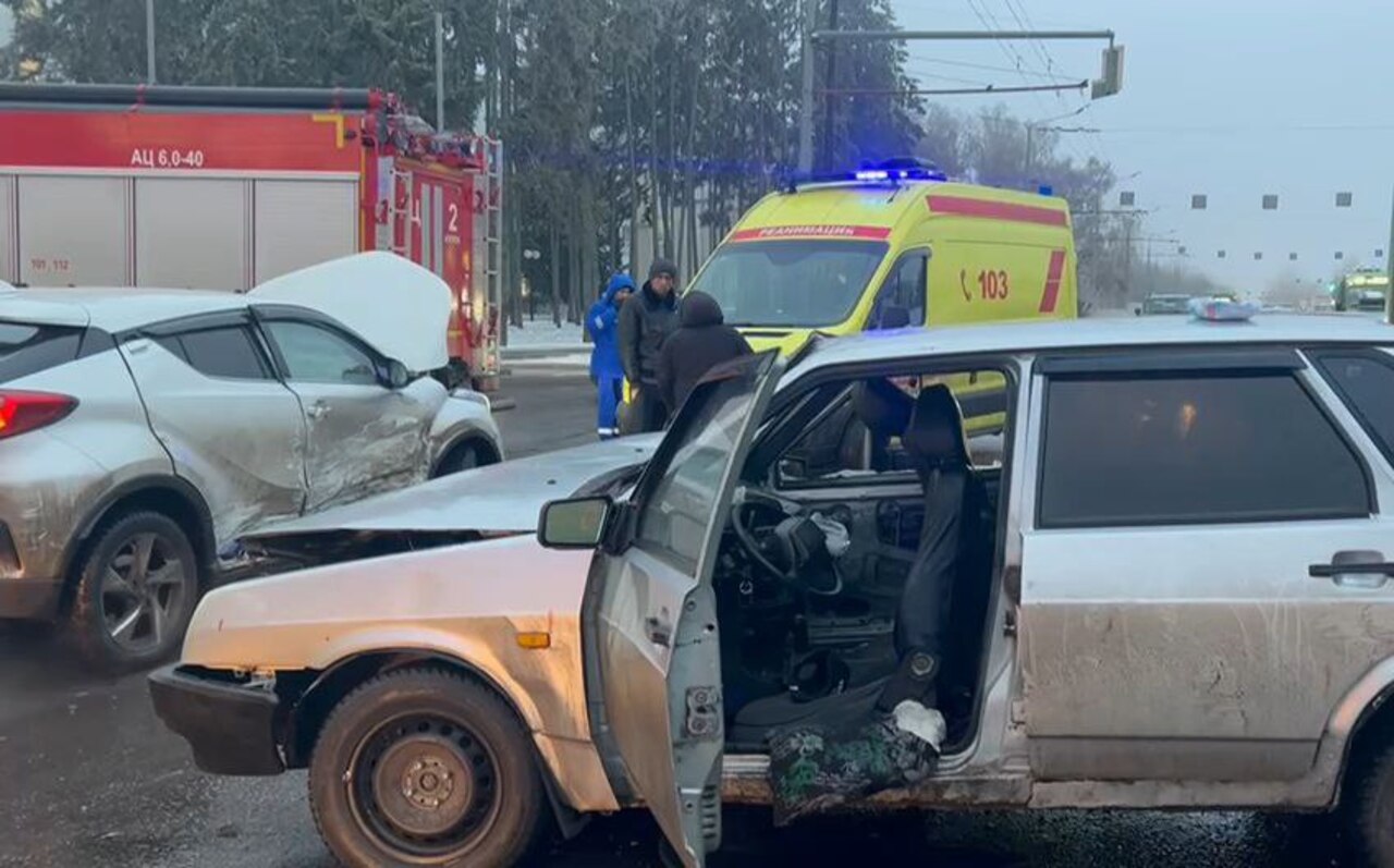 В Курске произошло серьезное ДТП