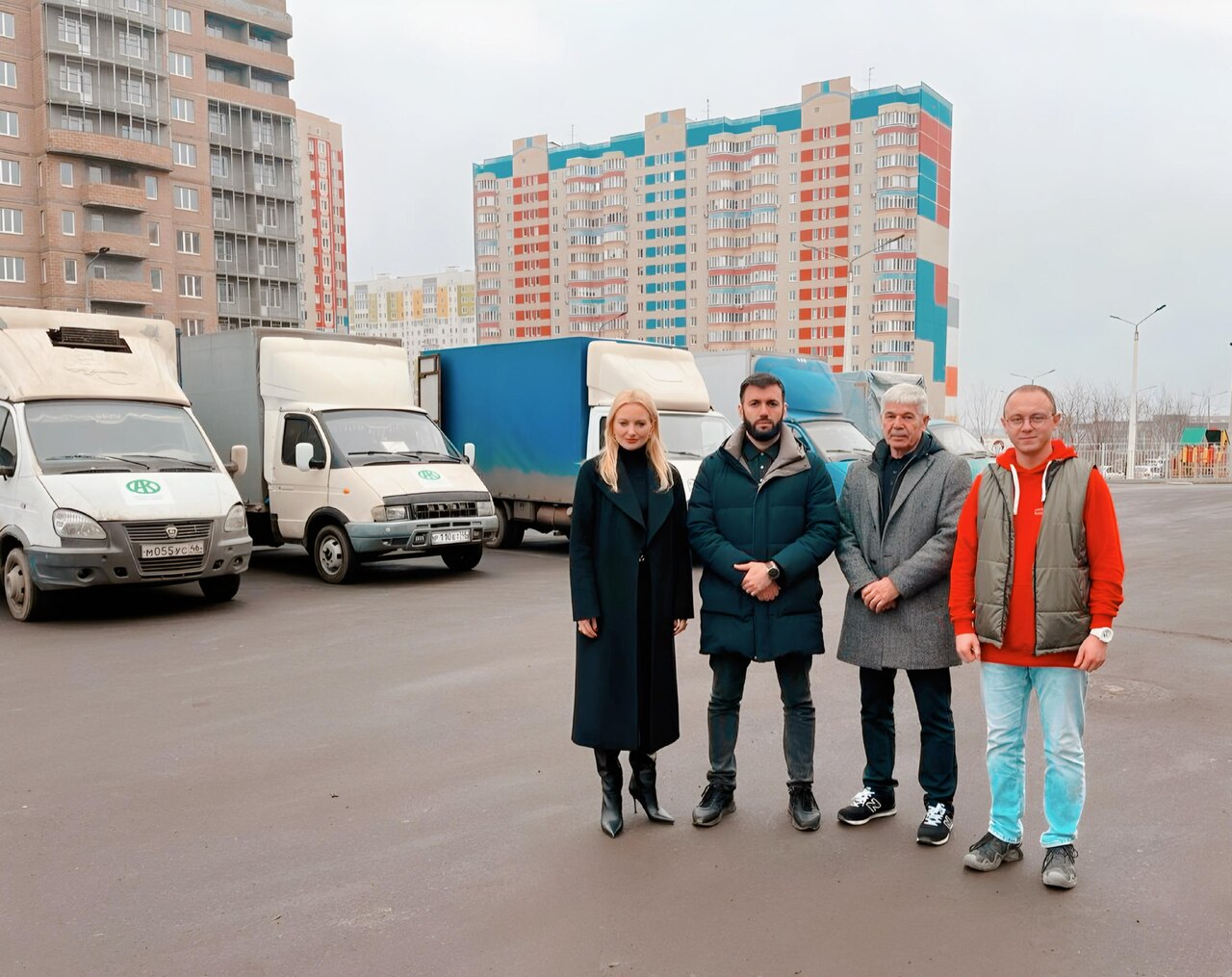 Сегодня делегация из Чеченской республики доставила в Курскую область гуманитарную помощь 