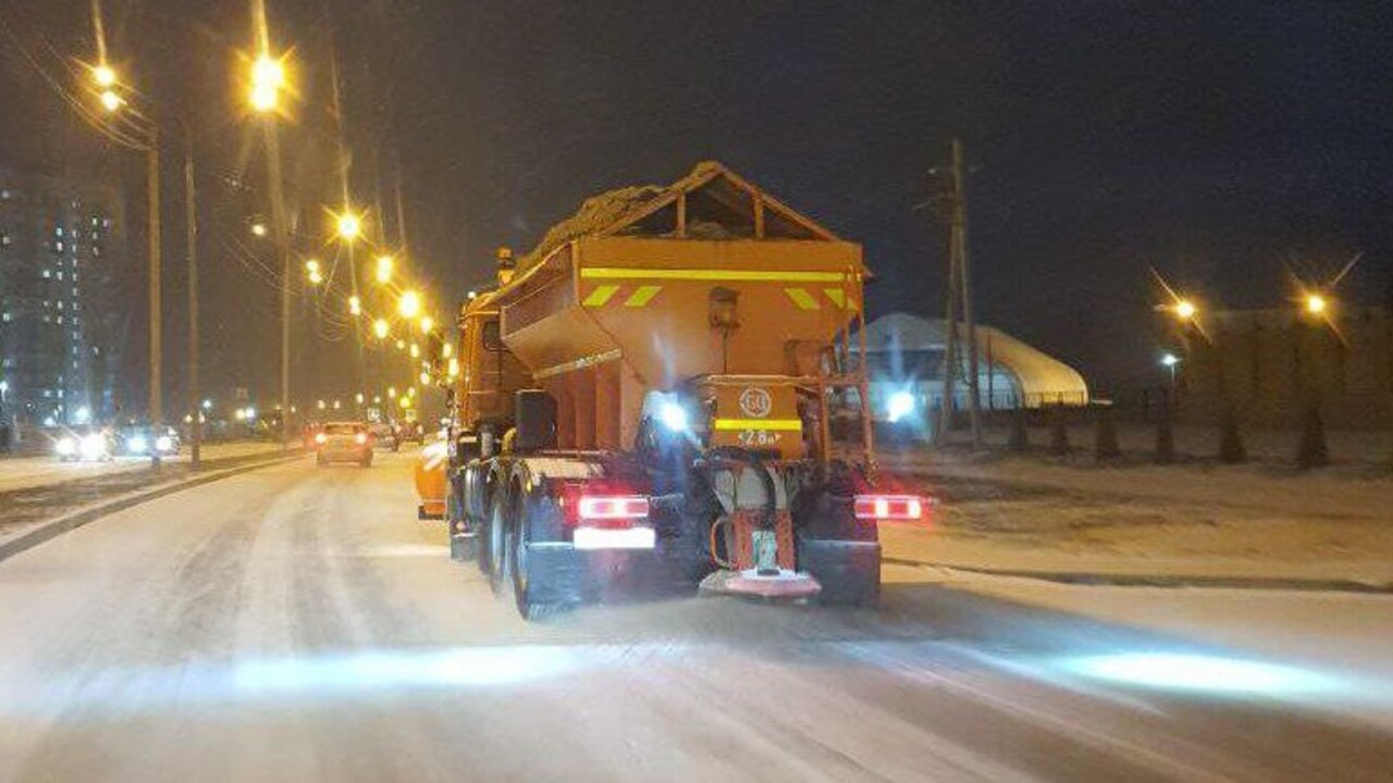  В Курске ночью будет работать 56 единиц спецтехники