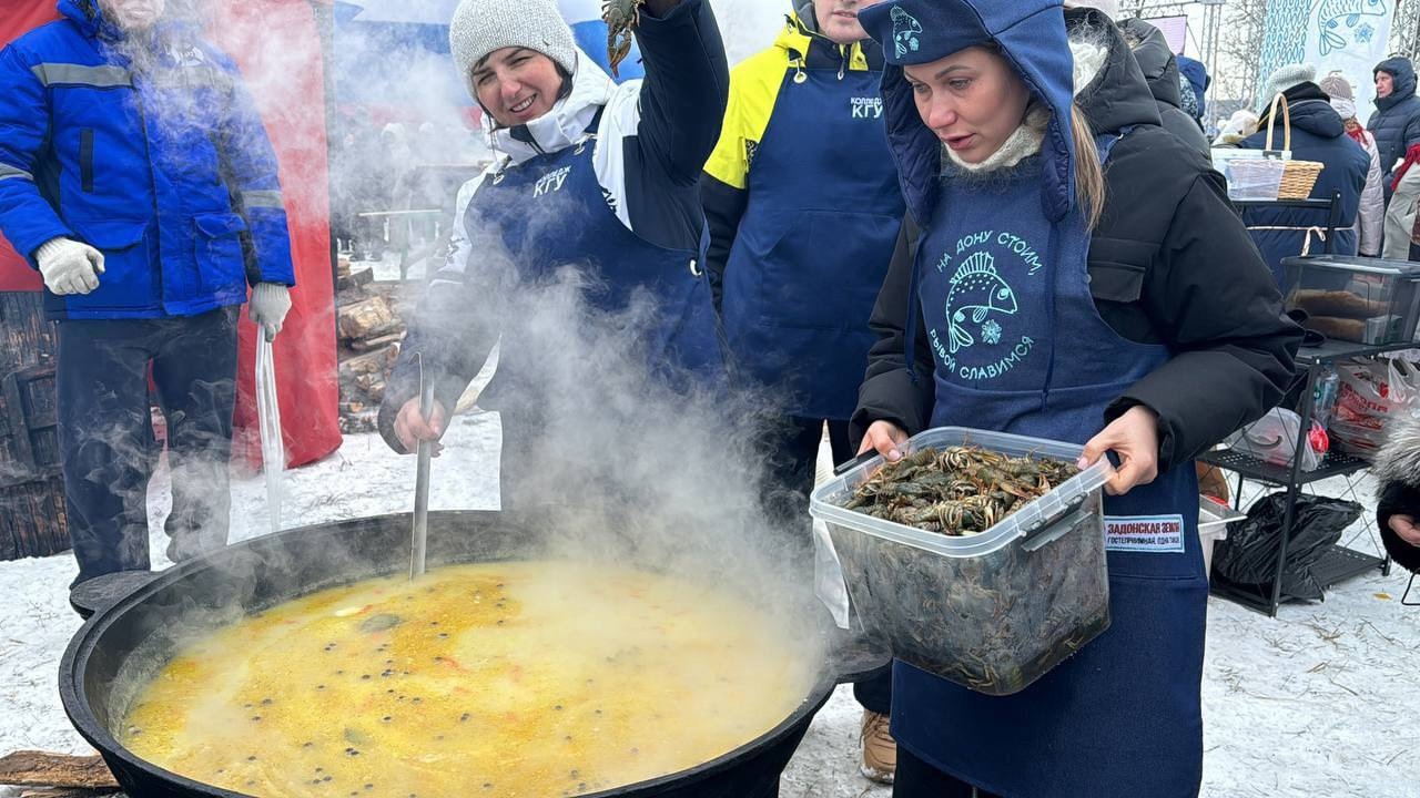 Курская уха — самое популярное блюдо на гастрофестивале в Липецкой области