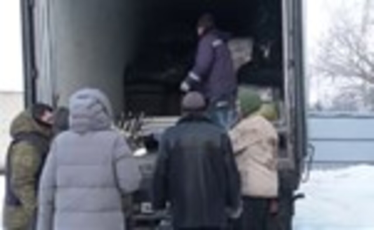 Очередная партия гуманитарного груза - в Курске