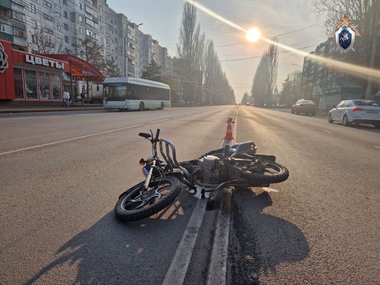 В Курске по факту ДТП с участием несовершеннолетнего региональным СК России проводится проверка