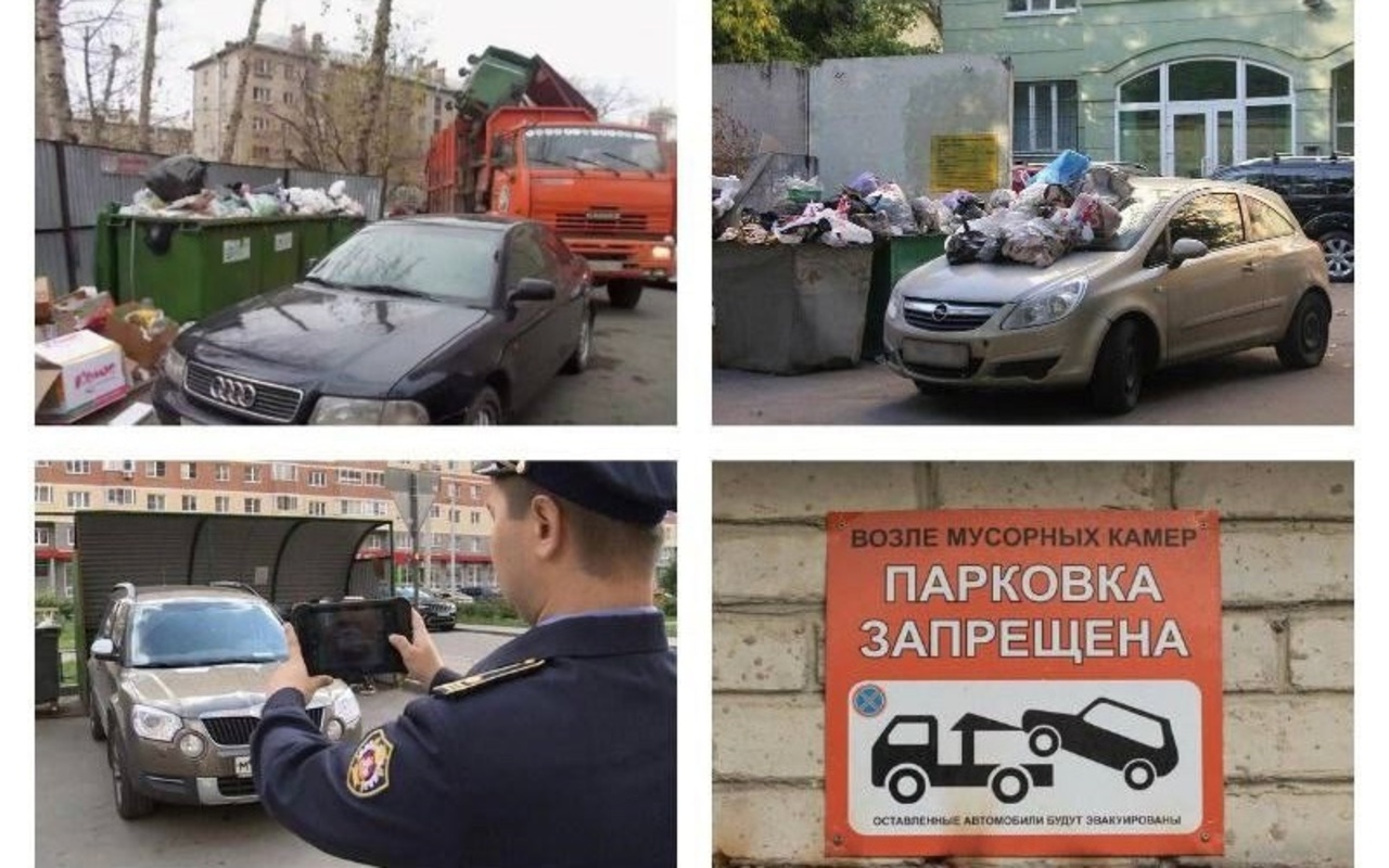 В Курской области объявлена "война" любителям бросать авто возле контейнерных площадок