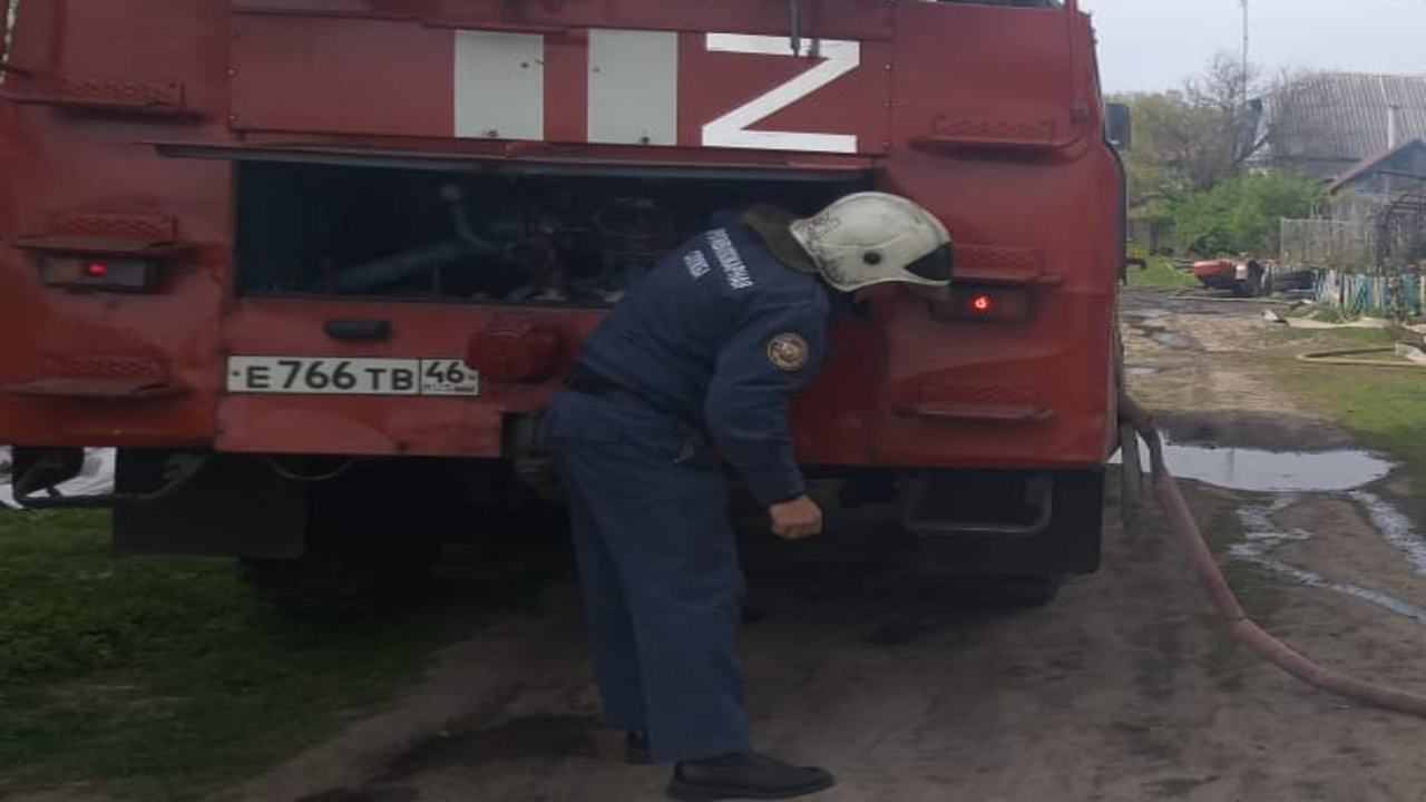 67-летний мужчина погиб на пожаре в Курской области