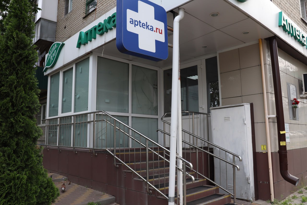 Кадры с последствиями атаки дронов ВСУ на Курск
