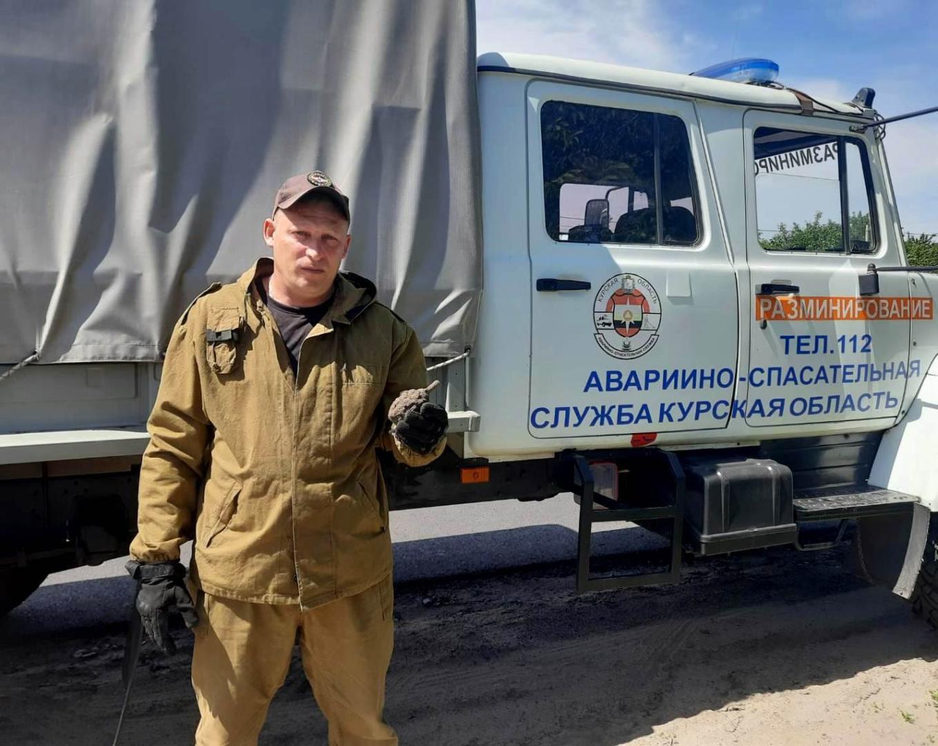 В Обояни Курской области обезвредили гранату советского производства