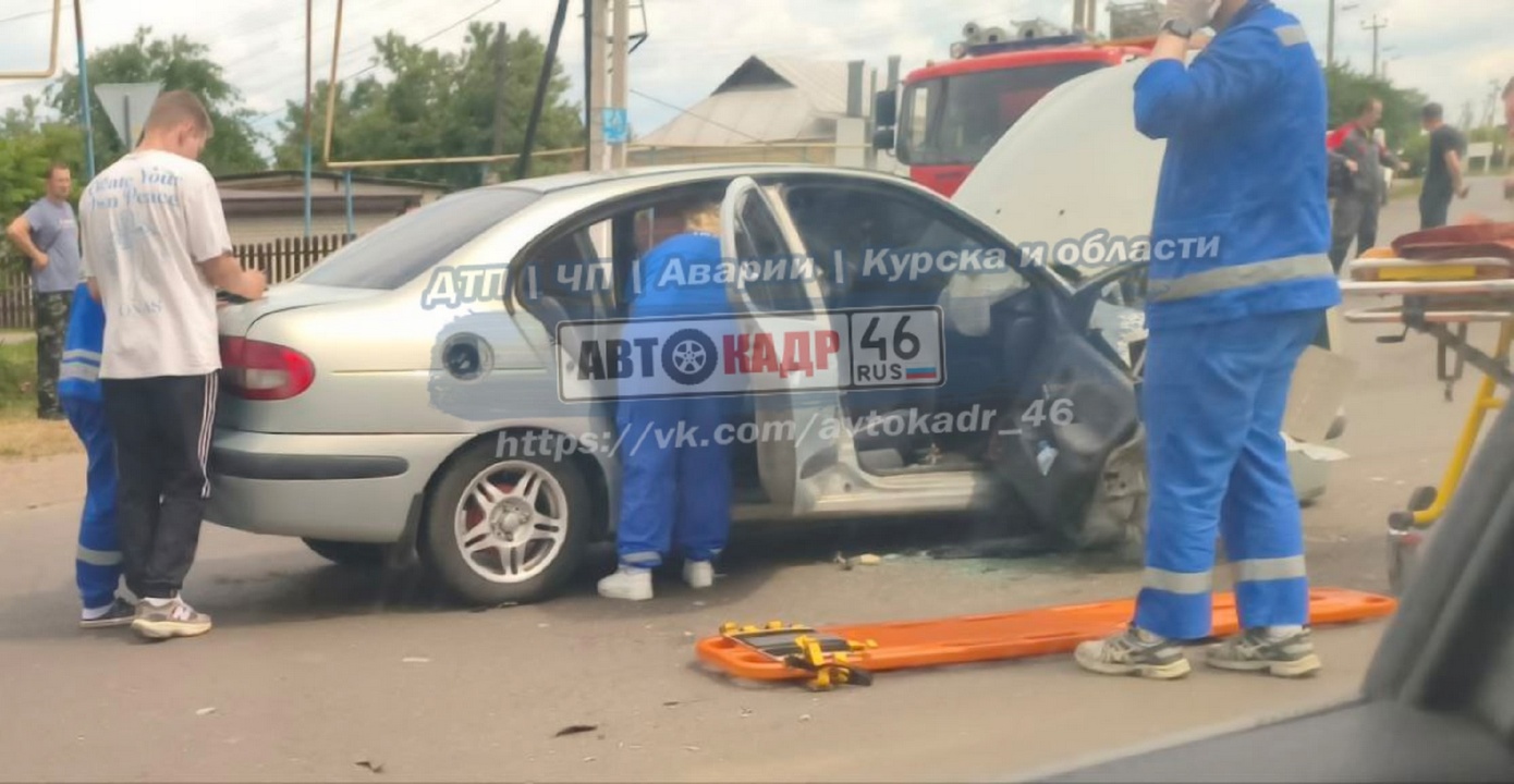 Серьезное ДТП в Золотухино Курской области