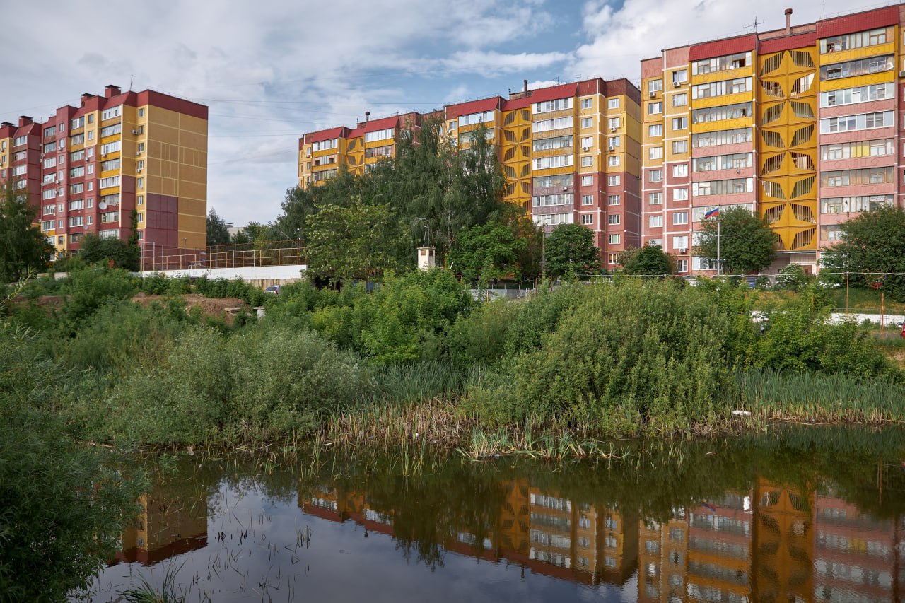 В Курске благоустроят сквер с озером на улице Студенческой 