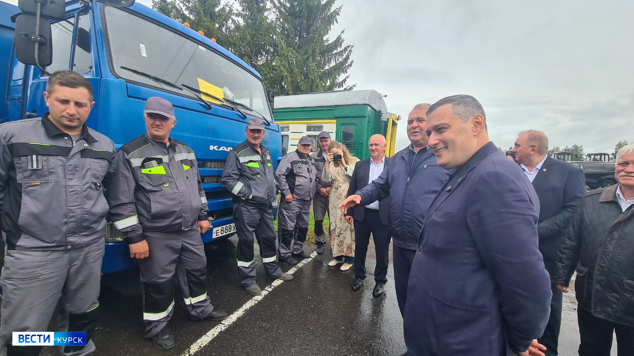 В Медвенском районе глава Курской области посетил крестьянско-фермерское хозяйство