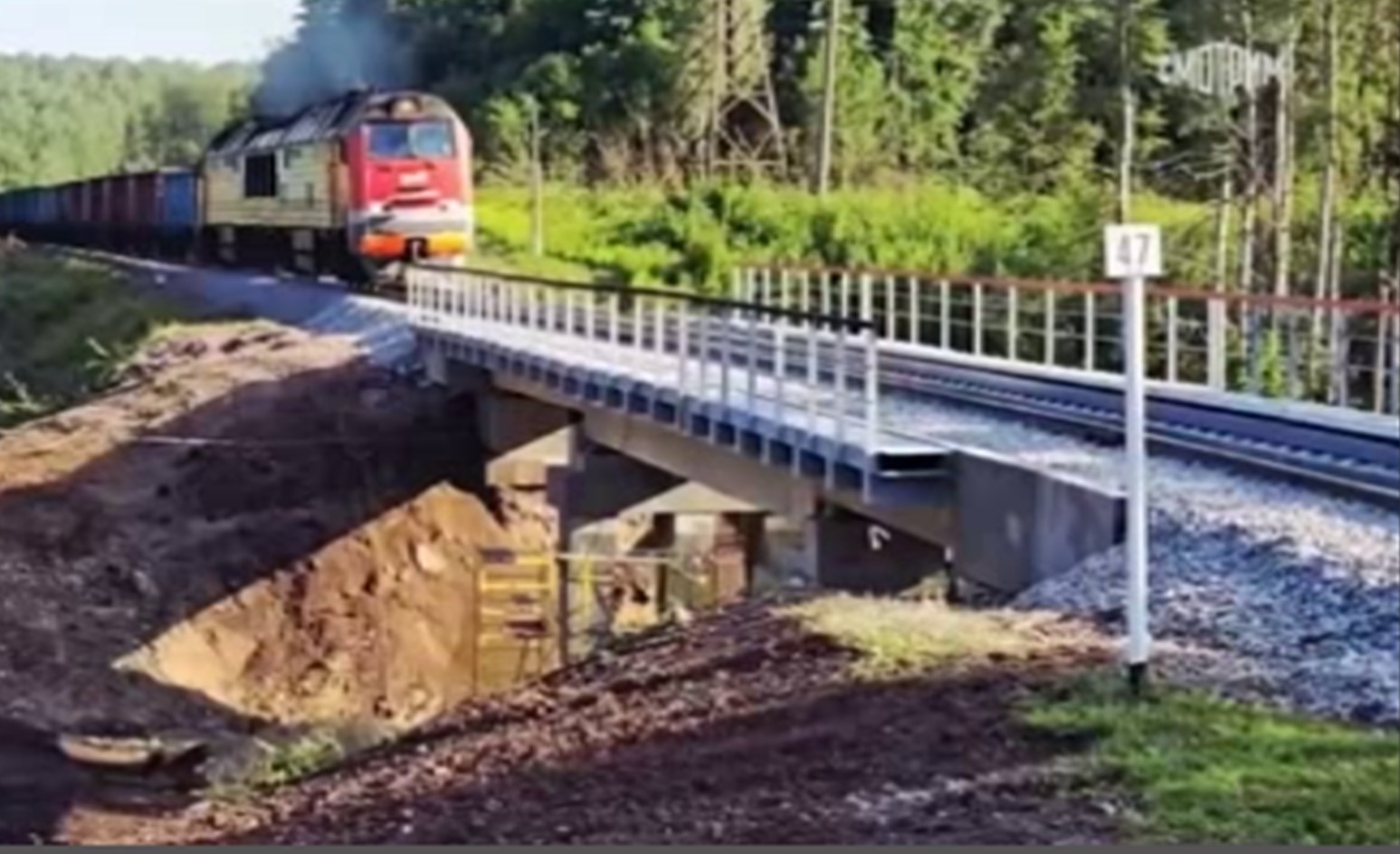 В курской области появился новый путепровод