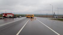 В Курской области в ДТП попал школьный автобус с детьми и учителем | 0