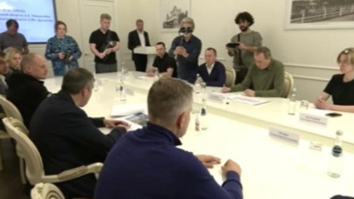 Сегодня в Курске гостит губернатор Ленинградской области Александр Дрозденко Сегодня в Курске гостит губернатор Ленинградской области Александр Дрозденко | ГТРК «Курск»