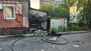 Кадры с места падения украинского БПЛА в районе КЗТЗ города Курска | ГТРК «Курск»